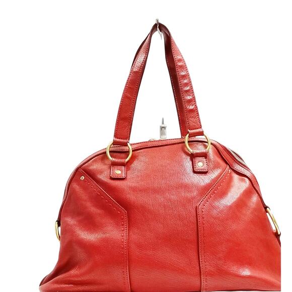 YSL Saint Laurent Red Leather Muse EUC - Picture 2 of 8